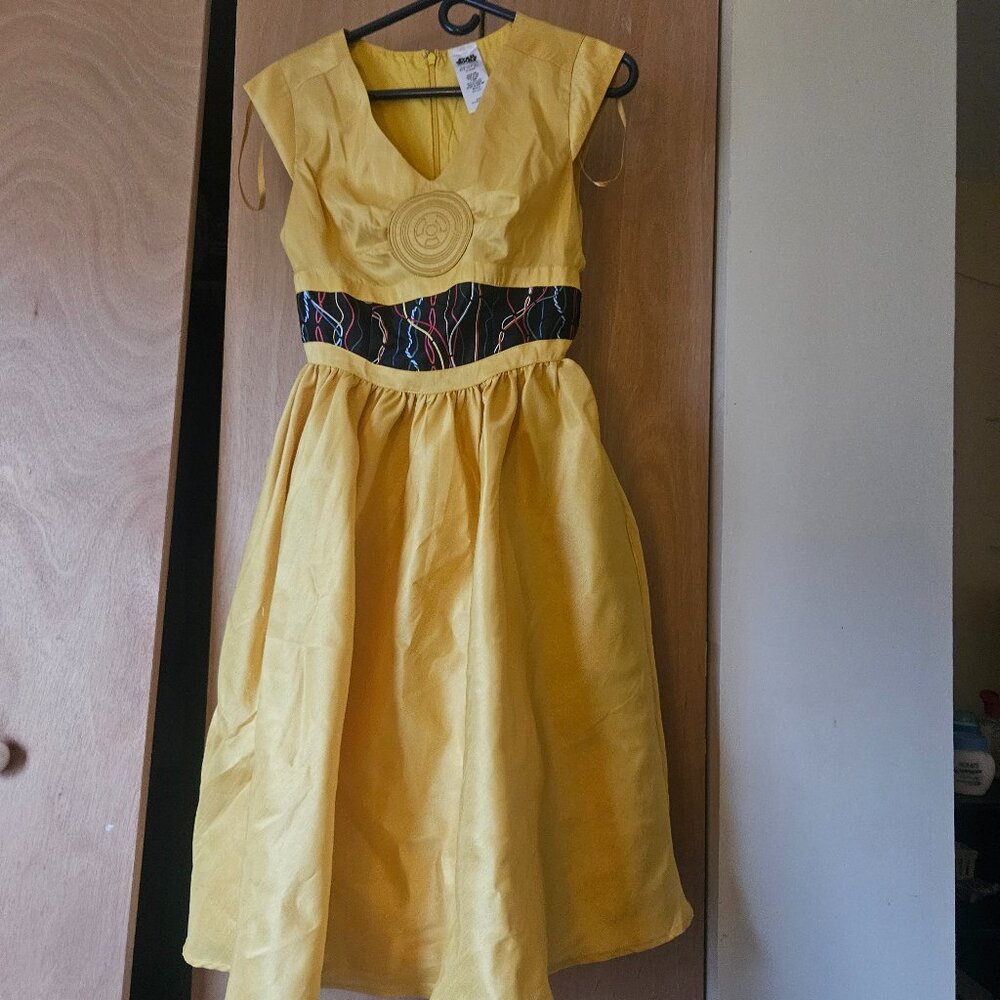 Her Universe C3PO Disney Star Wars Dress Shop Dress